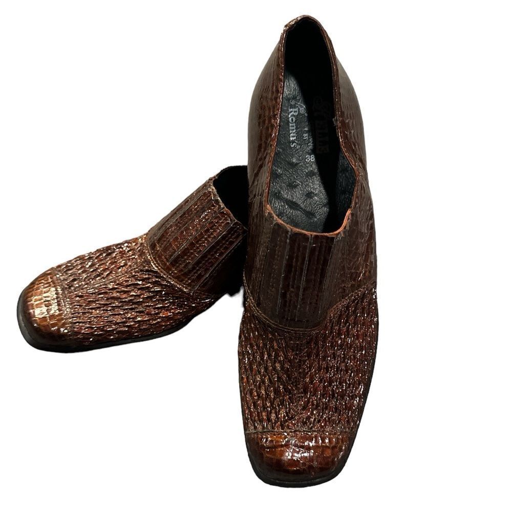 Helle Comfort By Romu’s Mock Croc Shoe Size 38